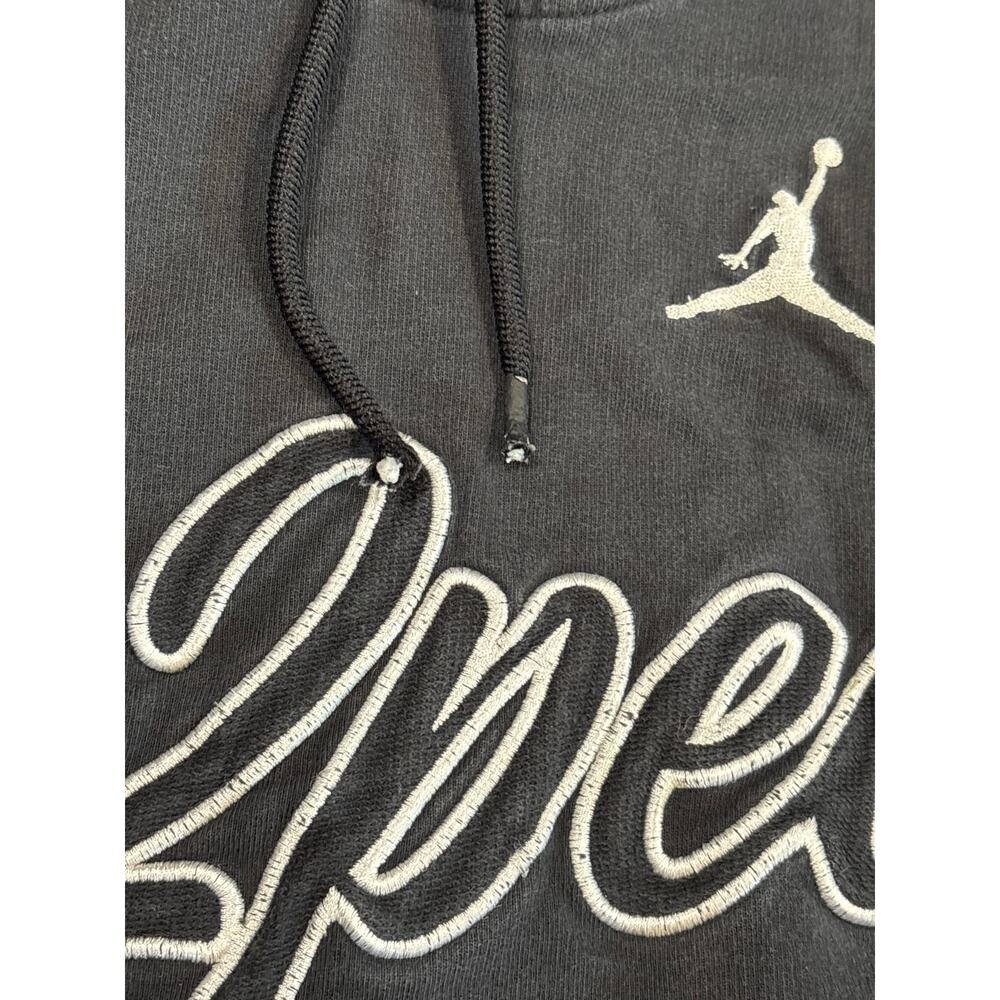 Air Jordan Hoodie Medium Grey Short Sleeve Pullover Respect Logo RE2PECT - Picture 9 of 9